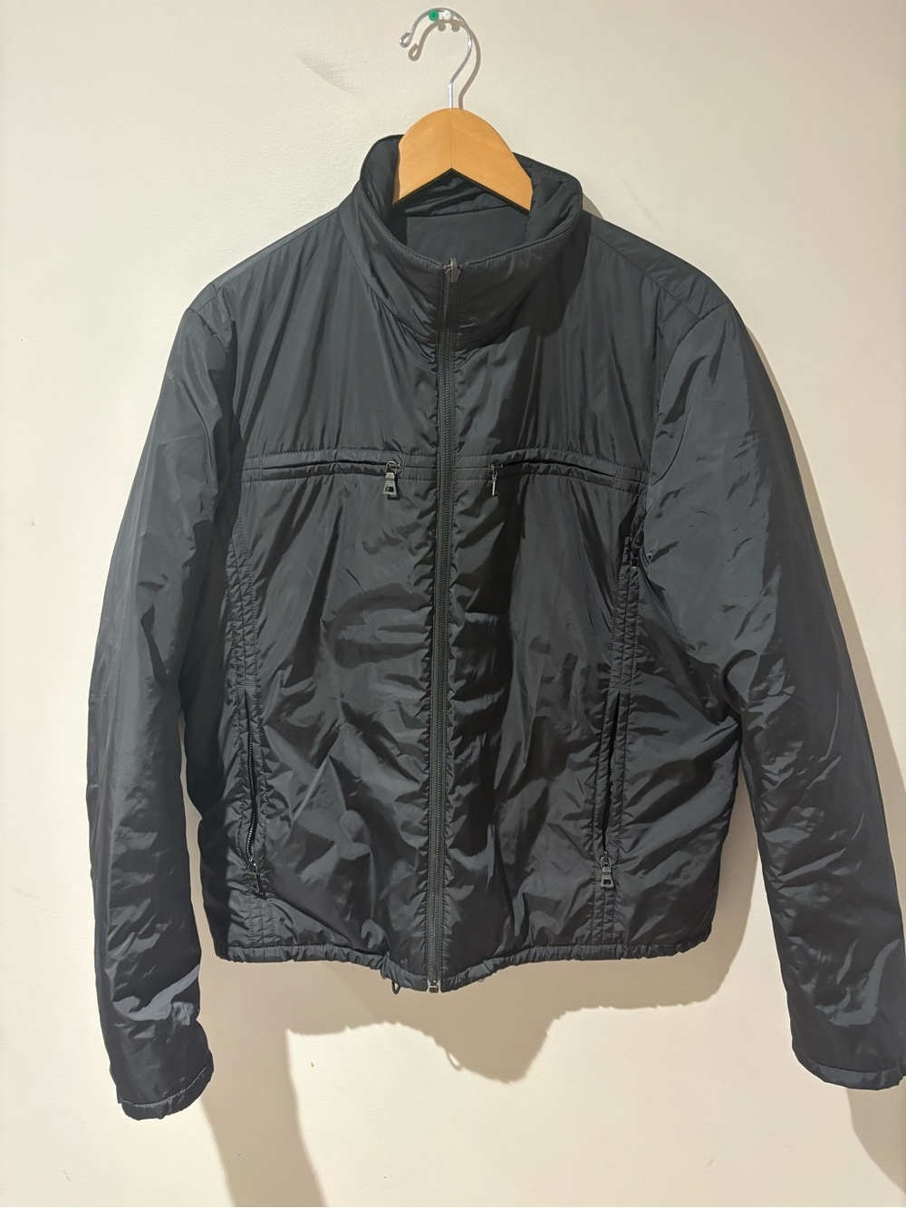 Prada Men's Black Quilted Puffer Jacket